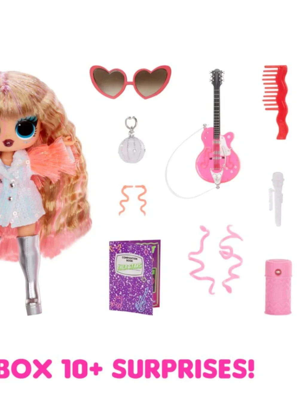 NEW LOL Surprise Tweens Neon Pop Stars Thea Stars Fashion Doll UV Glow Light